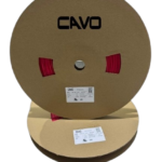 CAVO PVC Ferrule Printing Sleeve Red Color 7MM X 100Mtr Roll
