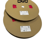 CAVO PVC Ferrule Printing Sleeve Red Color 7MM X 100Mtr Roll