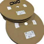 CAVO PVC Ferrule Printing Sleeve  White Color 2.8MM X 100Mtr Roll