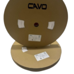 CAVO PVC Ferrule Printing Sleeve  White Color 2.8MM X 100Mtr Roll
